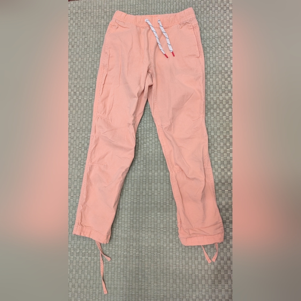Topo Designs Garment Dyed Cotton Stretch Joggers Peach Women's Size Small
